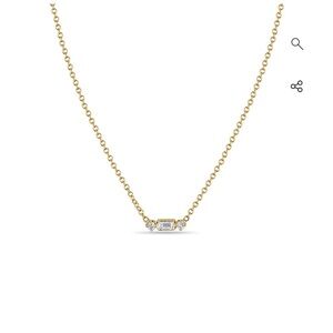 Zoe Chicco Gold Necklace with Diamond Accent